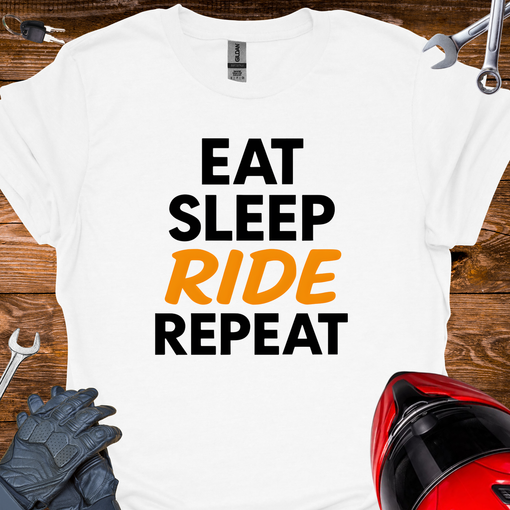 Eat Sleep Ride Repeat T-Shirt