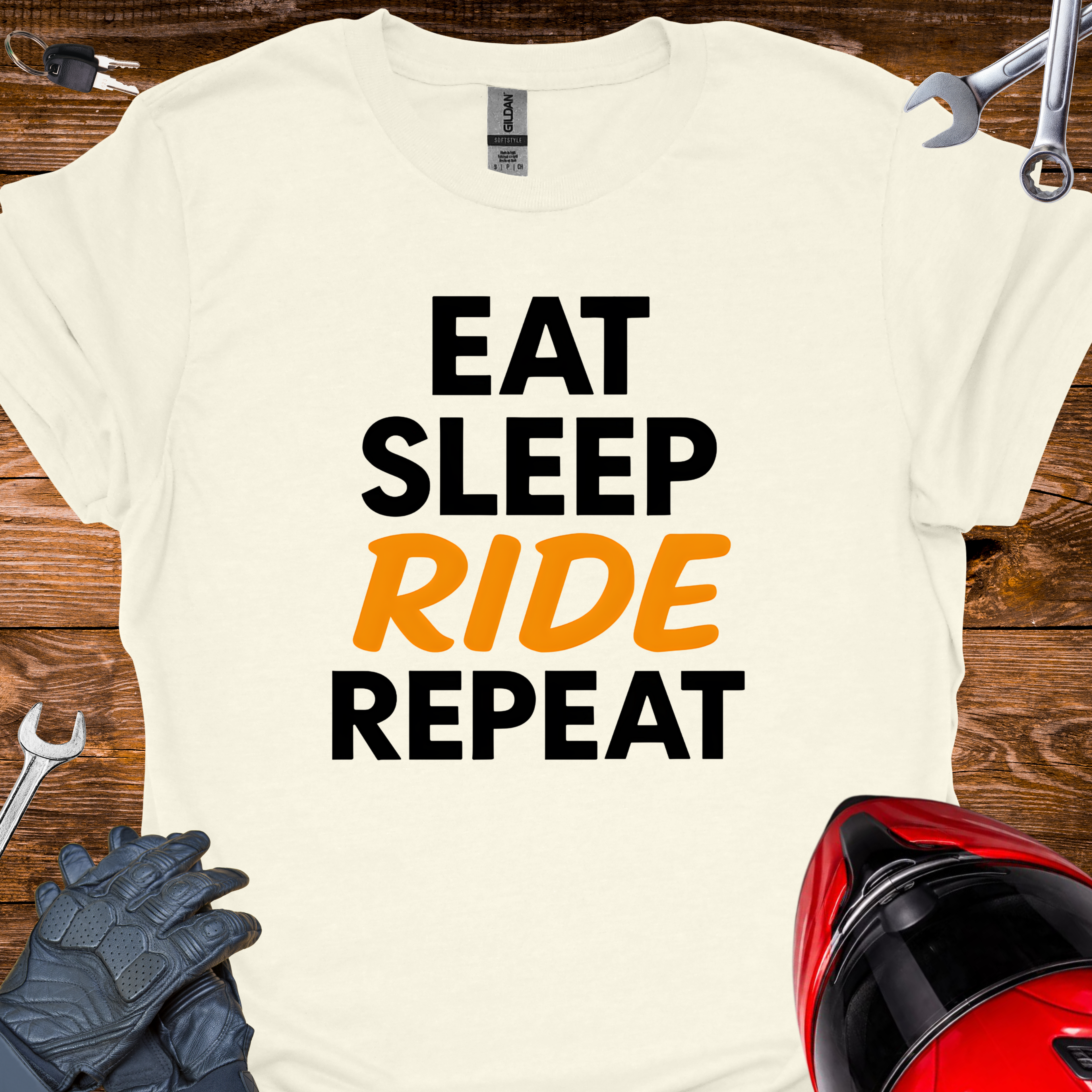 Eat Sleep Ride Repeat T-Shirt