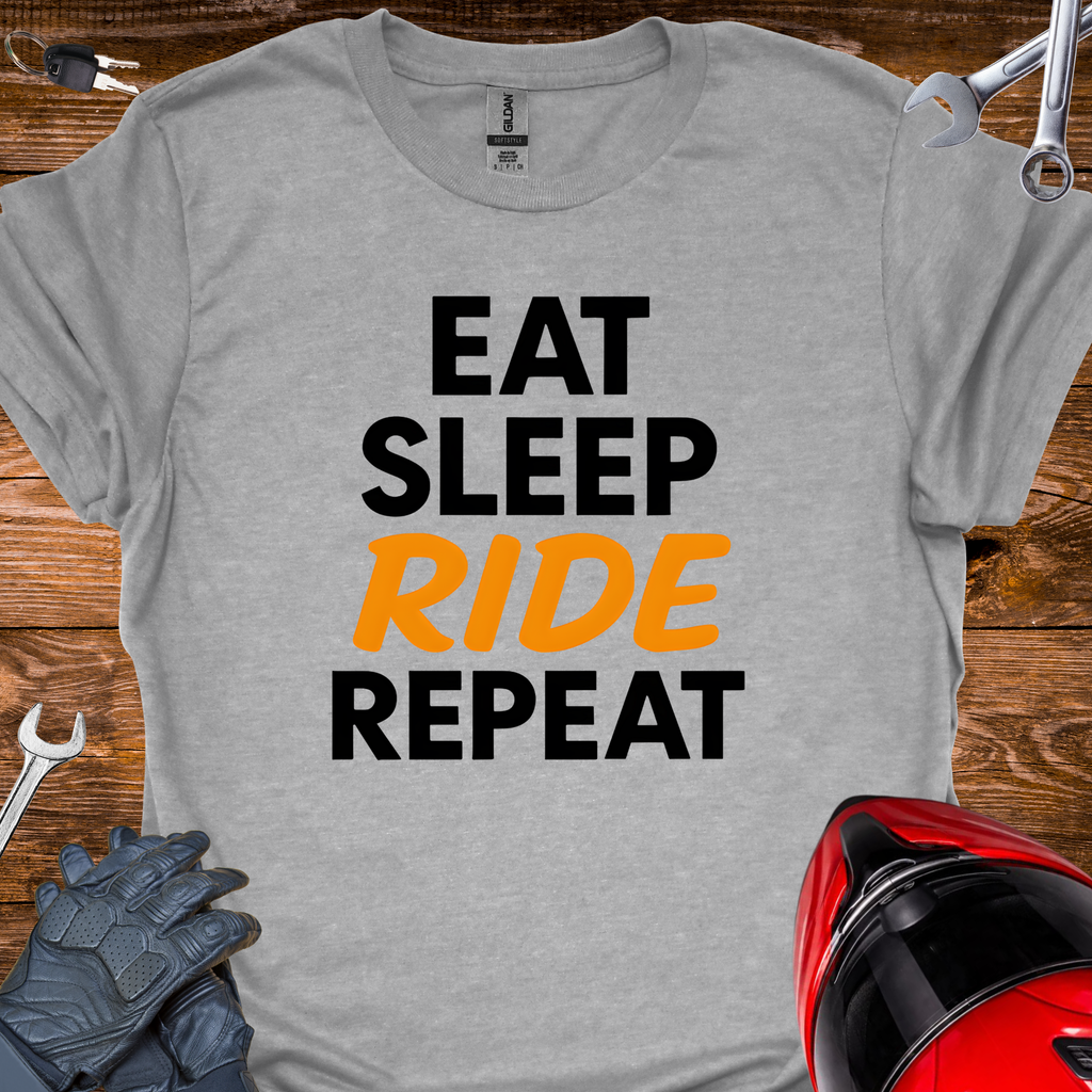 Eat Sleep Ride Repeat T-Shirt