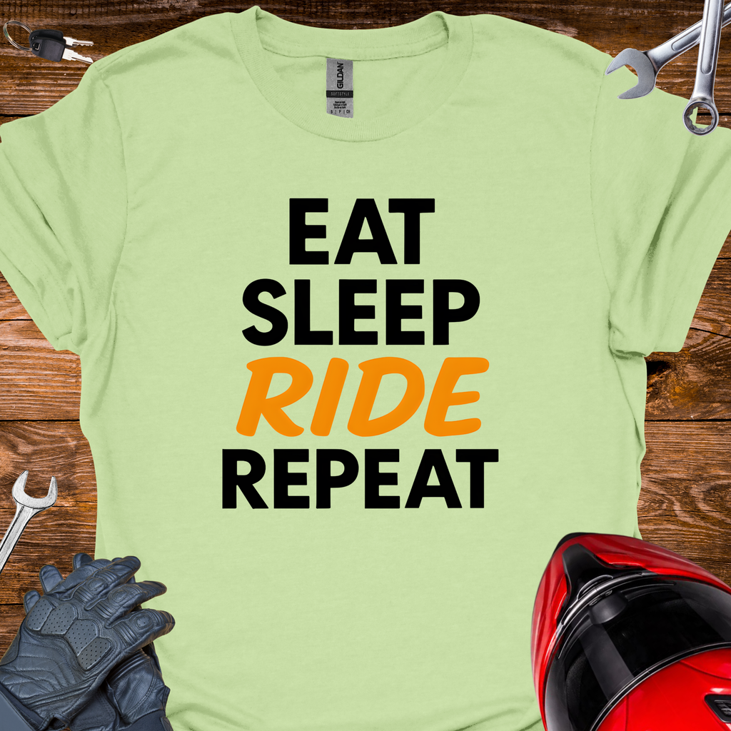 Eat Sleep Ride Repeat T-Shirt
