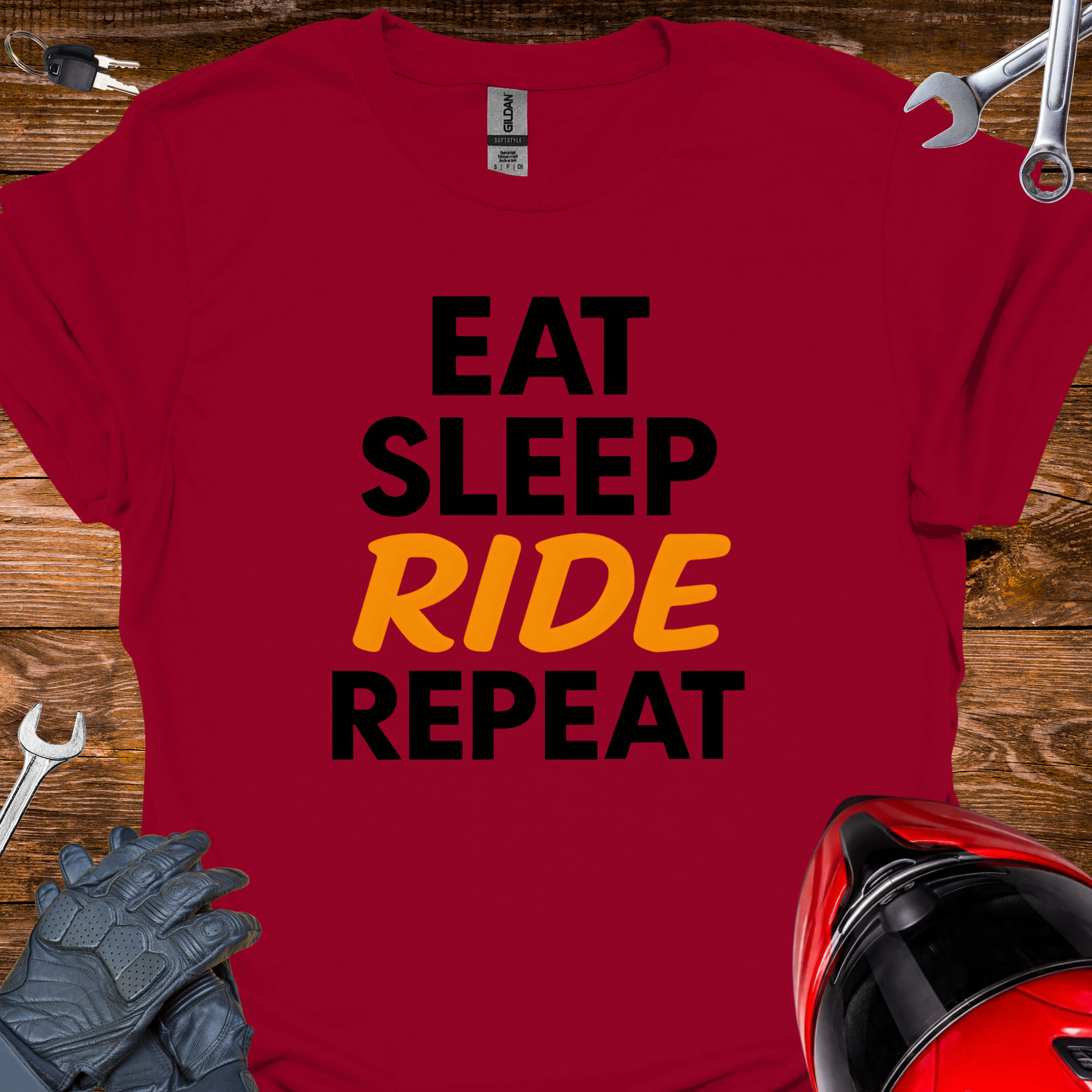 Eat Sleep Ride Repeat T-Shirt